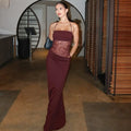 Spring Lace Long Dress Women's Solid Spaghetti Straps Backless See Through Long Dress Sexy High Waist Vintage Dresses
