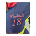 Casual Tracksuit 2-Piece Set Women Patchwork Zip Letter Print Jacket+Drawstring Shorts Matching Simple Sporty Outfit