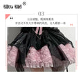 Olivegirl Sweet Pink Lolita Dress 2026 JSK Strap Dress Y2K Cosplay Princess Banquet Lace Patchwork Birthday Dress for Women