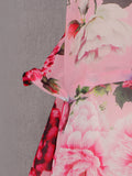 Solid Loose Spliced Printing Dresses for Women Square Collar Sleeveless French Romantic Dress Female Summer Fashion Style