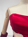 Solid Slimming Hollow Out Mini Dresses for Women Slash Neck Sleeveless High Waist Dress Female New