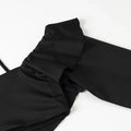 Solid Two Piece Set  for Women Halter Sleeveless Top High Waist Temperament Long Skirt Sets Female