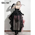 Olivegirl Sweet Pink Lolita Dress 2026 JSK Strap Dress Y2K Cosplay Princess Banquet Lace Patchwork Birthday Dress for Women