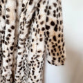 Exclusive Winter Long Belted Leopard Faux Fox Fur Coat Women Overcoats Ladies Stylish Street Fashion Fluffy Fox Fur Jacket