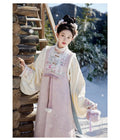 Ming Dynasty Autumn Winter Hanfu Chinese Dress Women's Clothing Horse Face Skirt Set Original Hanfu Cosplay Party Princess