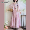 Olive Girl Purple Romantic Hanfu Dress for Ren Faire 2026 Fairycore Photoshoot Everyday Wear S-L XS-3XL Plus Size Romantic Cottagecore Garden Party Editorial Not Costume Hanfu Chinese Dress Traditional Chinese Clothing Chinese Heritage Fashion Women