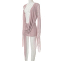 Irregular Backless Women Dress Coquette Beach Vacation Wild See Through Halter Bell Sleeve Sexy Midnight Club Bodycon