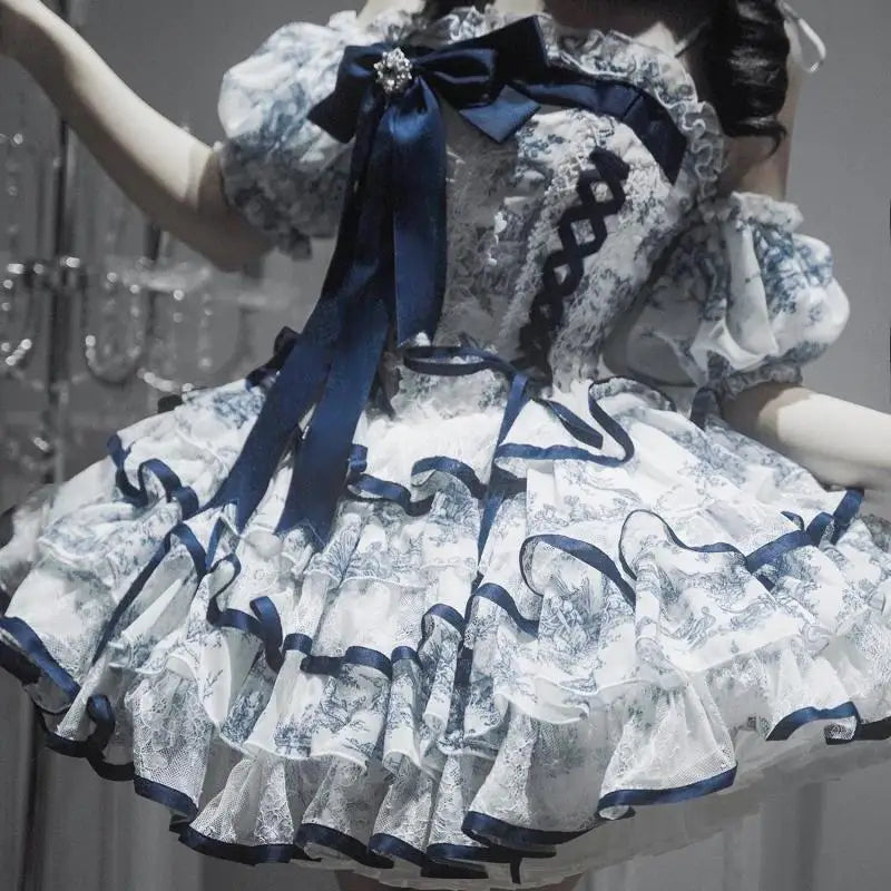 Olivegirl Lolita Dress Spring Summer Banquet High End Women's Clothes Outfits Birthday Party Wedding Lolita Dress Cosplay