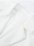 Lady Solid Waist Cinching Blazer Dress Fashion Full Sleeve Lapel V-neck Double Breasted Slim Vestidos 2026 Office Street Gown