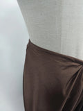 Solid Two Piece Set for Women Strapless Sleeveless Top High Waist Slimming Dress Female Fashion Style New