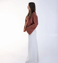 Autumn Knit Cardigan Women's New Vintage Hollow Out Long-Sleeved Sweater 2026 Casual Streetwear White Knit Top Female