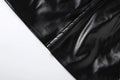 Hottie PU Crop Top Women Stand Collar Single Breasted Sexy Wild Stylish Solid Gothic Punk Skinny Midnight Streetwear
