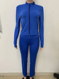 Fitness Women's Set Full Sleeve Jacket and Jogger Pants Suit  Autumn winter Active Two 2Piece Sets Outfits Tracksuit
