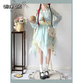 Olive Girl Yellow Flowing Sleeve Fairy Dress for Ren Faire 2026 Garden Wedding Fairycore Photoshoot Everyday Wear S-L XS-3XL Plus Size Flowing Sleeve Dramatic Silhouette Romantic Editorial Not Costume Chinese Heritage Fashion Women