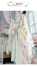 Olive Girl Red Embroidered Hanfu Dress for Ren Faire 2026 Garden Wedding Fairycore Photoshoot S-L XS-3XL Plus Size Embroidered Dramatic Silhouette Romantic Editorial Not Costume Ren Faire Dress Chinese Heritage Fashion Women