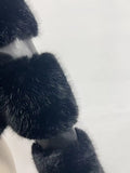 Solid Temperament Fur Coats For Women Lapel Long Sleeve Patchwork Zipper Slimming Jackets Female Fashion Style New