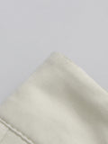 Office Spliced Folds Two Piece Set for Women Lapel Sleeveless Top High Waist Wide Pant Minimalist Suit Female New