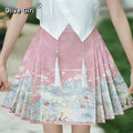 Olive Girl Red Embroidered Ma Mian Skirt for Ren Faire 2026 Garden Wedding Fairycore Photoshoot Everyday Wear S-XL XS-3XL Plus Size Hand Embroidered Dramatic Silhouette Romantic Garden Party Editorial Not Costume Chinese Heritage Fashion Women