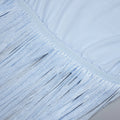 Women's Sky Blue Rhythm Fringed Long Maxi Dress 2026 New Sleeveless Ruffle Tassels Night Out Dress Clubwear Outfits