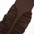 Halter Pleated Maxi Dress For Women Sleeveless Sexy Backless Dress High Street Evening Party Clothes Bodycon Fashion