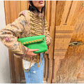Fashion Printed Embroidery Women's Jacket Knot Button  Long Sleeves Loose Coat Chic 2026 Spring Autumn New High Street Lady Wear