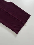 Solid Minimalist Basics Vest for Women Lapel Sleeveless Patchwork Double Zipper Slim Casual Knitted Tank Top Female