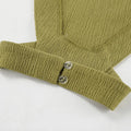 Hanging Green Pants Set Sleeveless Backless Personality Temperament Commuter Two-piece Set Summer New Women Pants Set