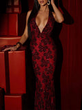 Sexy backless long party dresses for woman summer sequin club birthday dress women elegant cocktail evening prom dresses vestido
