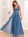 Sexy Prom Bridesmaid Dresses for Women Elegant Mesh Birthday Evening Party Dress Woman Maxi Sequin Summer Dress Vestidos