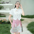 Olive Girl Red Embroidered Ma Mian Skirt for Ren Faire 2026 Garden Wedding Fairycore Photoshoot Everyday Wear S-XL XS-3XL Plus Size Hand Embroidered Dramatic Silhouette Romantic Garden Party Editorial Not Costume Chinese Heritage Fashion Women