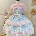 Olive Girl Dramatic Lolita Dress for Ren Faire 2026 Fairycore Photoshoot Everyday Wear S-XL XS-3XL Plus Size Dramatic Silhouette Romantic Cottagecore Editorial Not Costume Lolita Dress Chinese Heritage Fashion Women