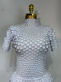 Sparkly Sequins Luxury Birthday Party Gown Short Dress Dancer Stage Performance Wear Women Sexy Nightclub Dress Festival Outfit