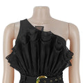 One Shoulder Romper Woman Jumpsuit Party Club High Waist One Piece Birthday Outfit Mono De Mujer Elegante Birthday Overalls