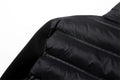 Women's stand-up collar pressure glue zipper Black splicing space cotton jacket jacket for women