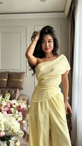 Collection Of Versatile Linen Midi Sets Square Neck Relaxed Fit Casual Day Wear Fashion Daily Linen Pants Women Summer 2026