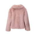 Chic Ins Blogger Brand Fashion Fake Fox Fur Jacket Coat Women 2026 Winter Luxury Design Big Collar Fur Coats Cool Girls Overcoat