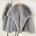 Women Fur Coat Women 2026 Plush White Bomber Jacket Solid Crop Long Sleeve Jacket Warm Winter Coats Female Casual Fur