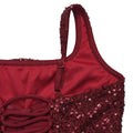 Prom Gowns European and American Temperament Backless Suspender Dress Solid Slim Draped Sequined Long Dresses for Women