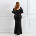 Plus Size Dress for Women Glitter Sequin Dresses Sexy Party Birthday Elegant Celebrity Floor Length Maxi Evening Dress