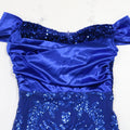 Women's Satin Layered Sequin Dresses Sexy Sparkly Party Dress Cocktail Evening Maxi Evening Bodycon Dress