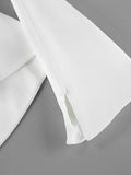 Elegant Asymmetric Women Jackets Stand Collar Long Sleeve Luxury Fit Jacket for Weekend Social Gathering Fashion