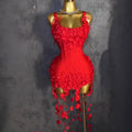 2026 New Prom Bandage Dresses Sexy Tube Top Sleeveless Backless Hanging Floral Bodycon Homecoming Evening Cocktail Party Gowns