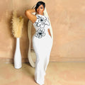 New Women Flower Design Sleeveless Tank Jumpsuits 2026 Summer Street Birthday Sexy Party Outfits One Piece Suit Rompers