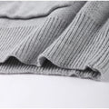 Women Fashion Solid Knitted Hooded Top O-neck Casual Full Sleeve Loose Pullover Female Spring New Chic Casual Street Outfit