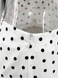 Summer Dress 2-Piece Set Women's Sexy Polka Dot Top Casual Maxi Skirts Sets Casual Party Vacation Y2k Female Dress Set