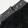 Elegant Luxury Wedding Mesh See Through Patchwork Prom Formal Long Dress Woman Sexy Black Rhinestone Birthday Evening Robe