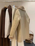 Original high-quality new women's clothing, European and American style fashionable double-sided double-layer coat jacket