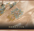 Classic Champagne Golden Mother Bride Cheongsam Dresses Chinese Embroidered Wedding Evening Dress for Women Party