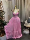 2026 Summer Women Strap Sleeveless Big Swing Long Maxi Dress Cocktail Evening Birthday Beach Sexy Vacation Party Dresses