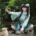 Olive Girl Green Embroidered Ma Mian Skirt for Ren Faire 2026 Fairycore Photoshoot Everyday Wear XS-XL XS-3XL Plus Size Hand Embroidered Dramatic Silhouette Romantic Cottagecore Editorial Not Costume Chinese Heritage Fashion Women